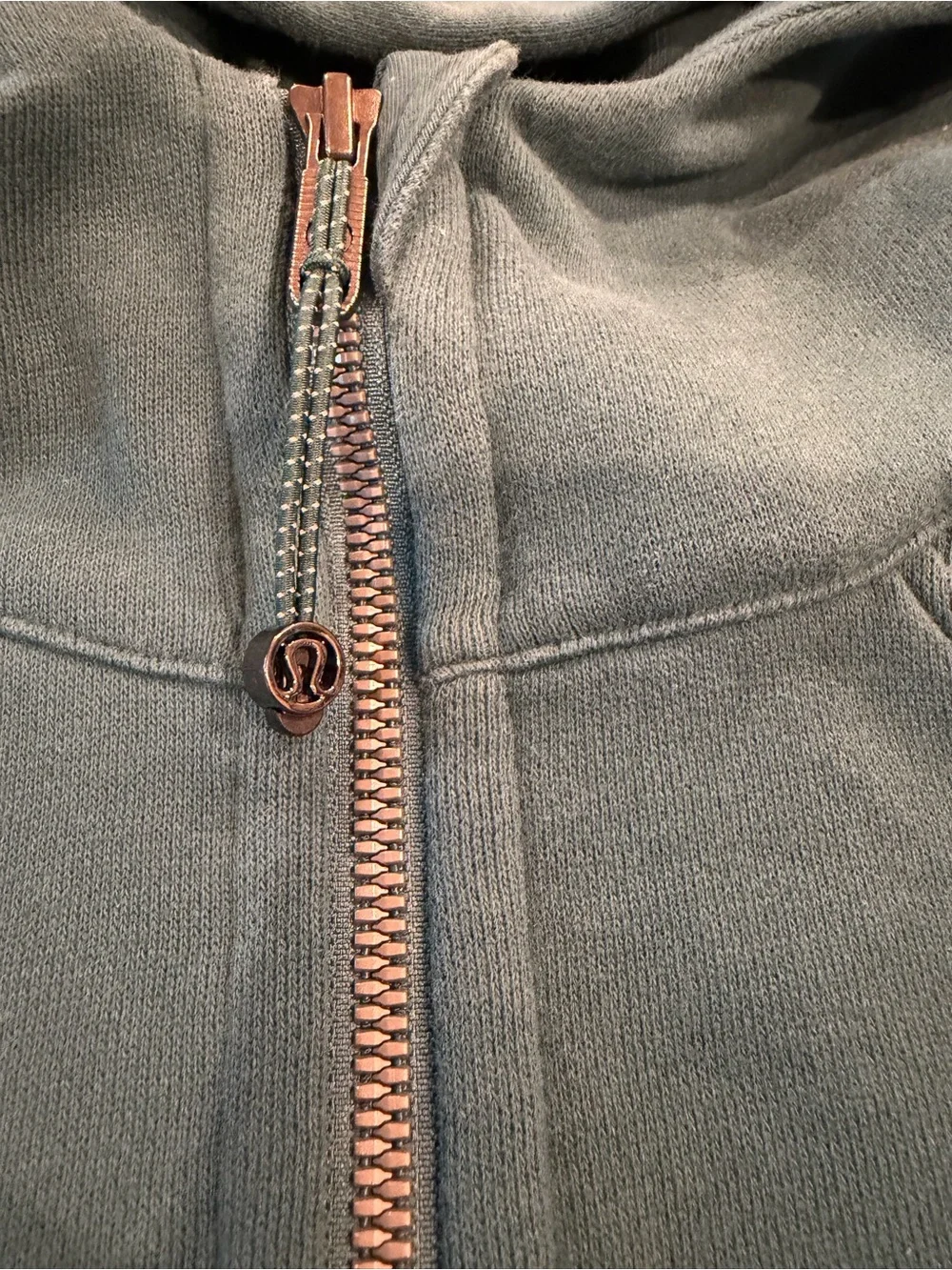 Lululemon Emerald Hooded Half-Zip Scuba